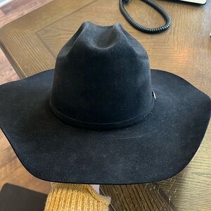 American Hat Co. - Black Felt Fabric Cowboy Hat